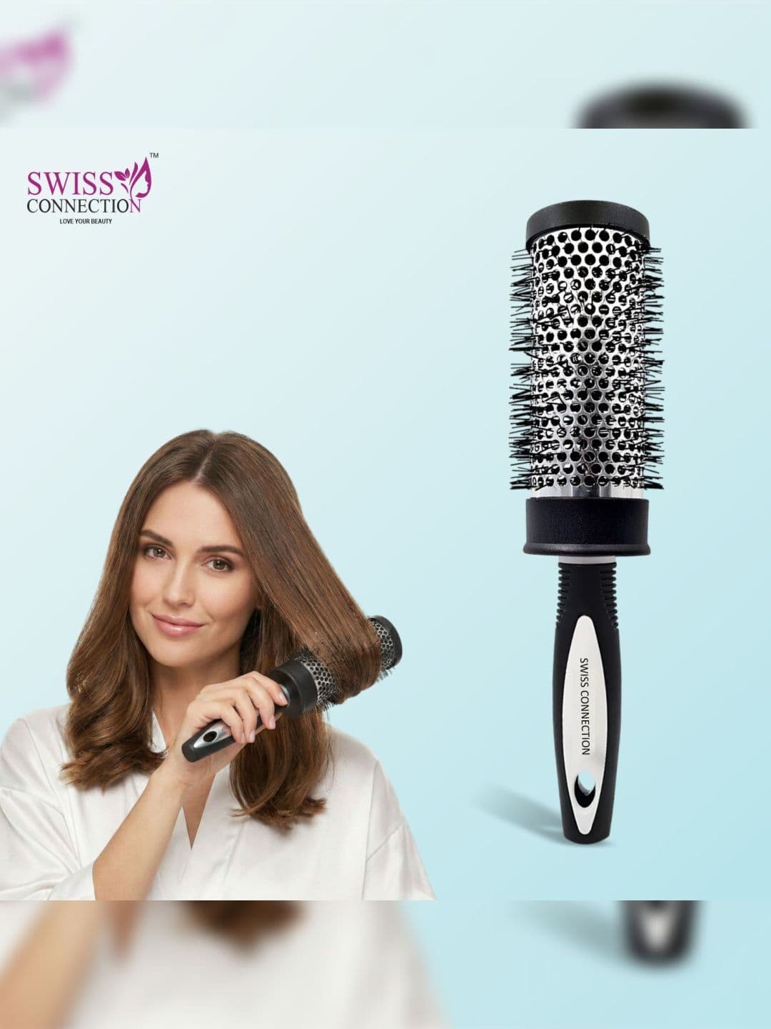 Swiss Connection Round Hair Brush For Blow Drying - view 1