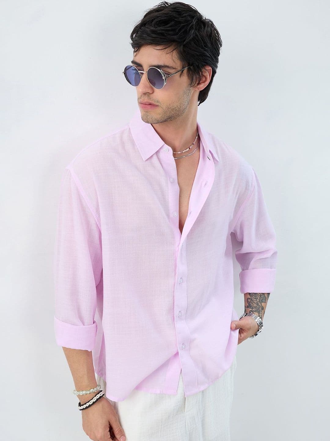 VASTRADO Men Classic Boxy Casual Shirt - view 1