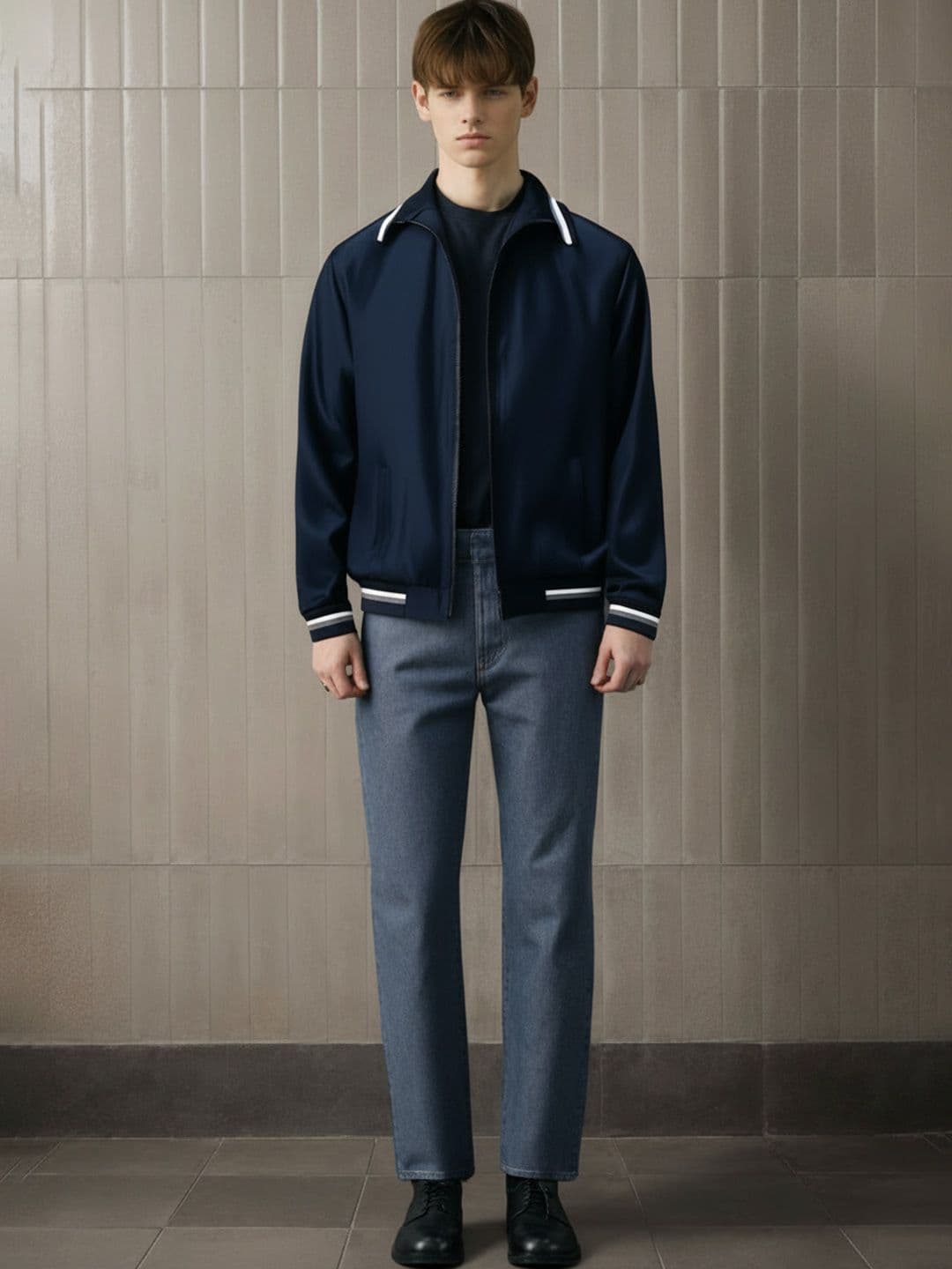 Mast & Harbour Men Lightweight Bomber Jacket - view 1