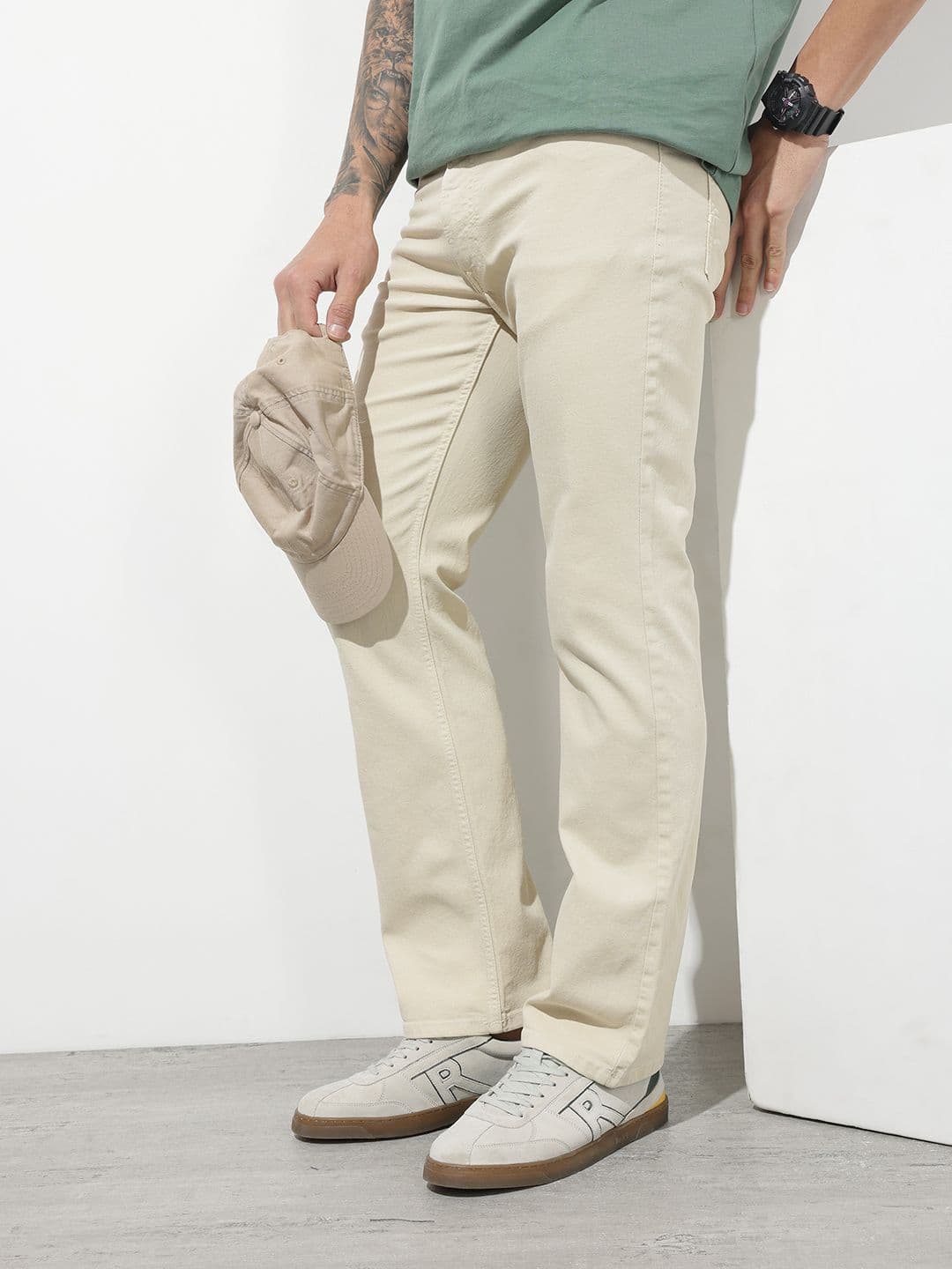 The Roadster Life Co. Men Bootcut Stretchable Jeans - view 1