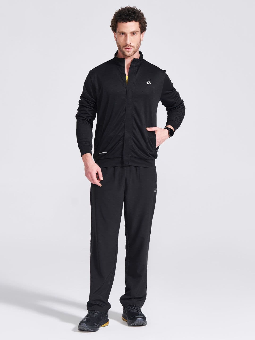 Campus AP MEN-TOP DRYFIT Men Brand Logo Lightweight Training or Gym Sporty Jacket - view 1