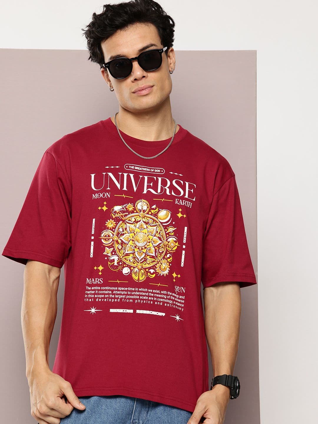 DILLINGER Men Printed Round Neck Oversized T-shirt - view 1