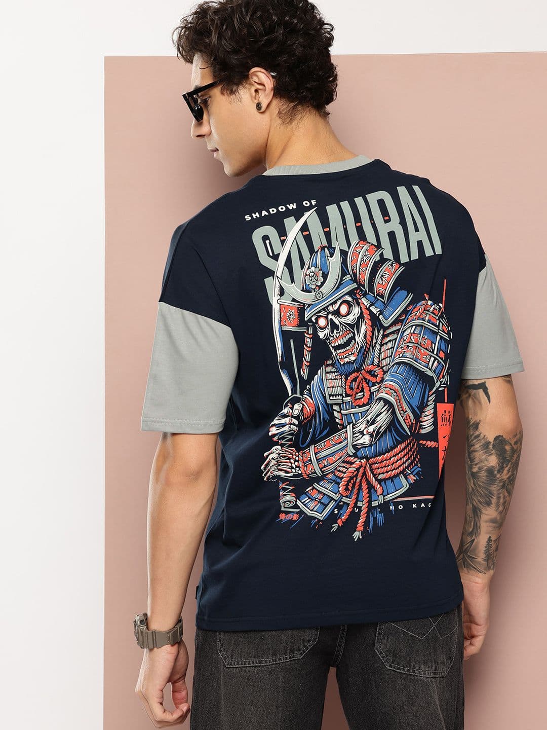 Stormborn Men Graphic Printed Drop-Shoulder Pure Cotton Oversized Fit T-shirt - view 1