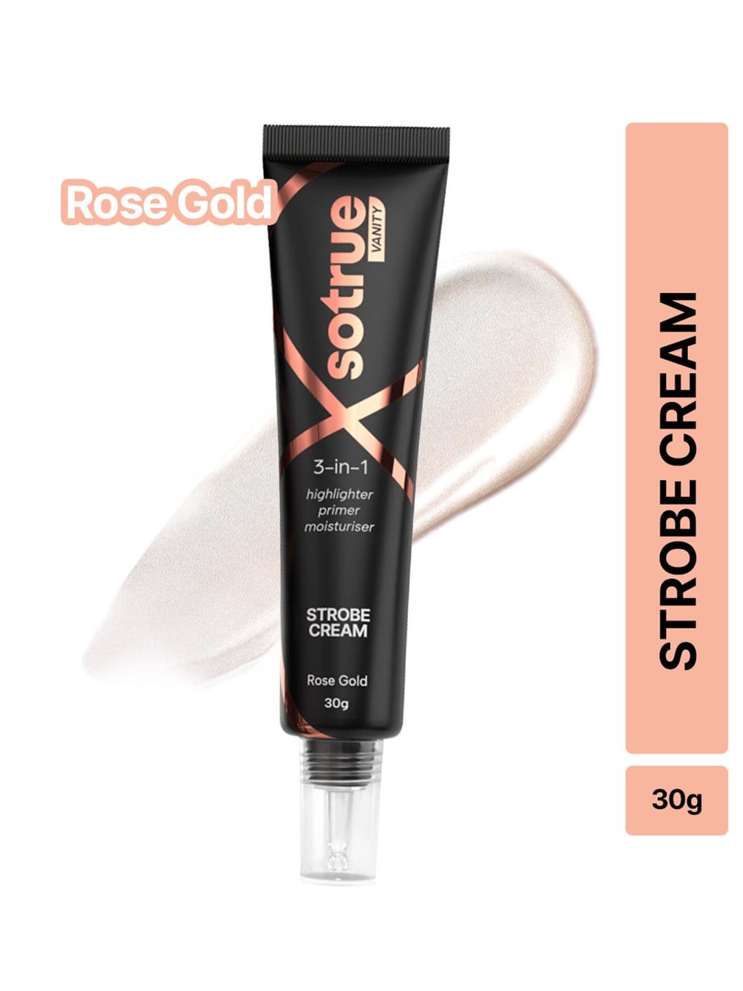 SOTRUE 3 In 1 Strobe Cream- 30 g- Rose Gold - view 1