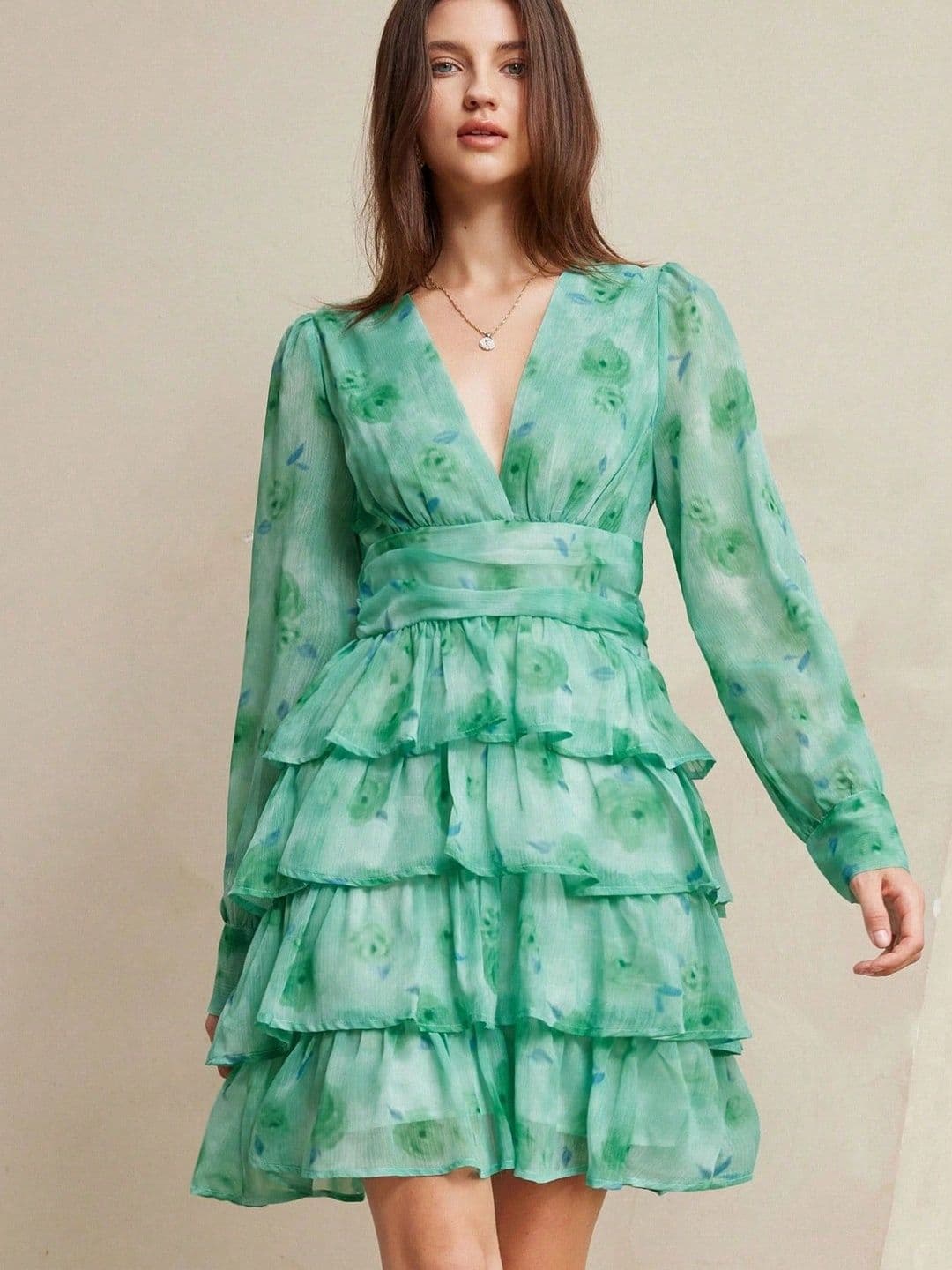 FERY LONDON Floral Print Fit & Flare Dress - view 1