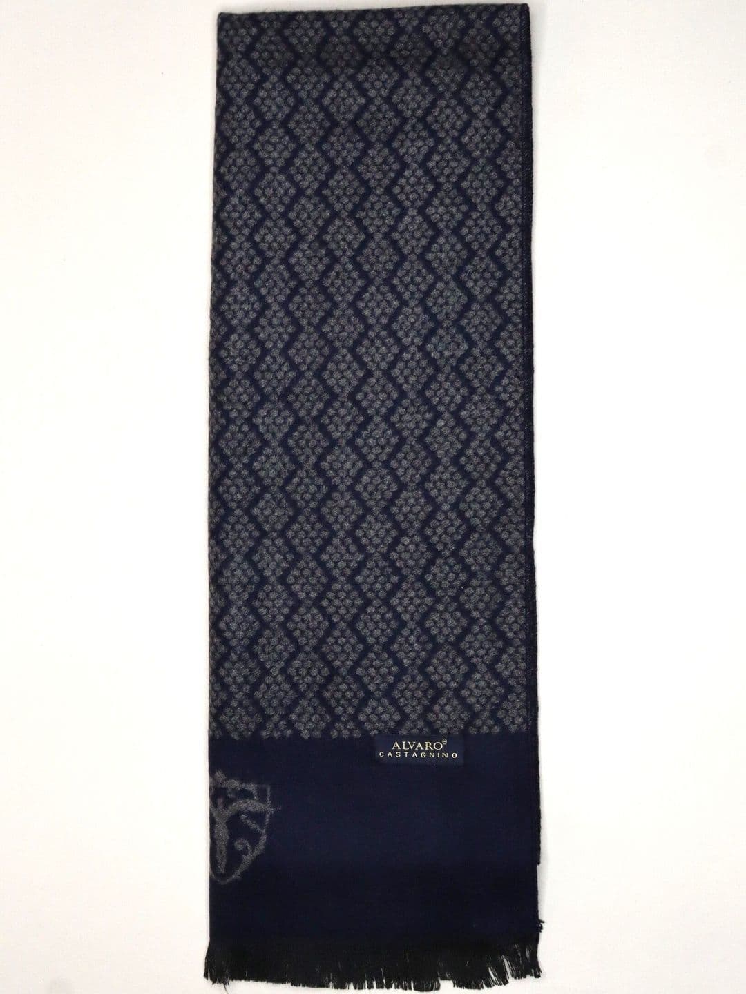 Alvaro Castagnino Men Patterned Merino Wool Mufflers - view 1