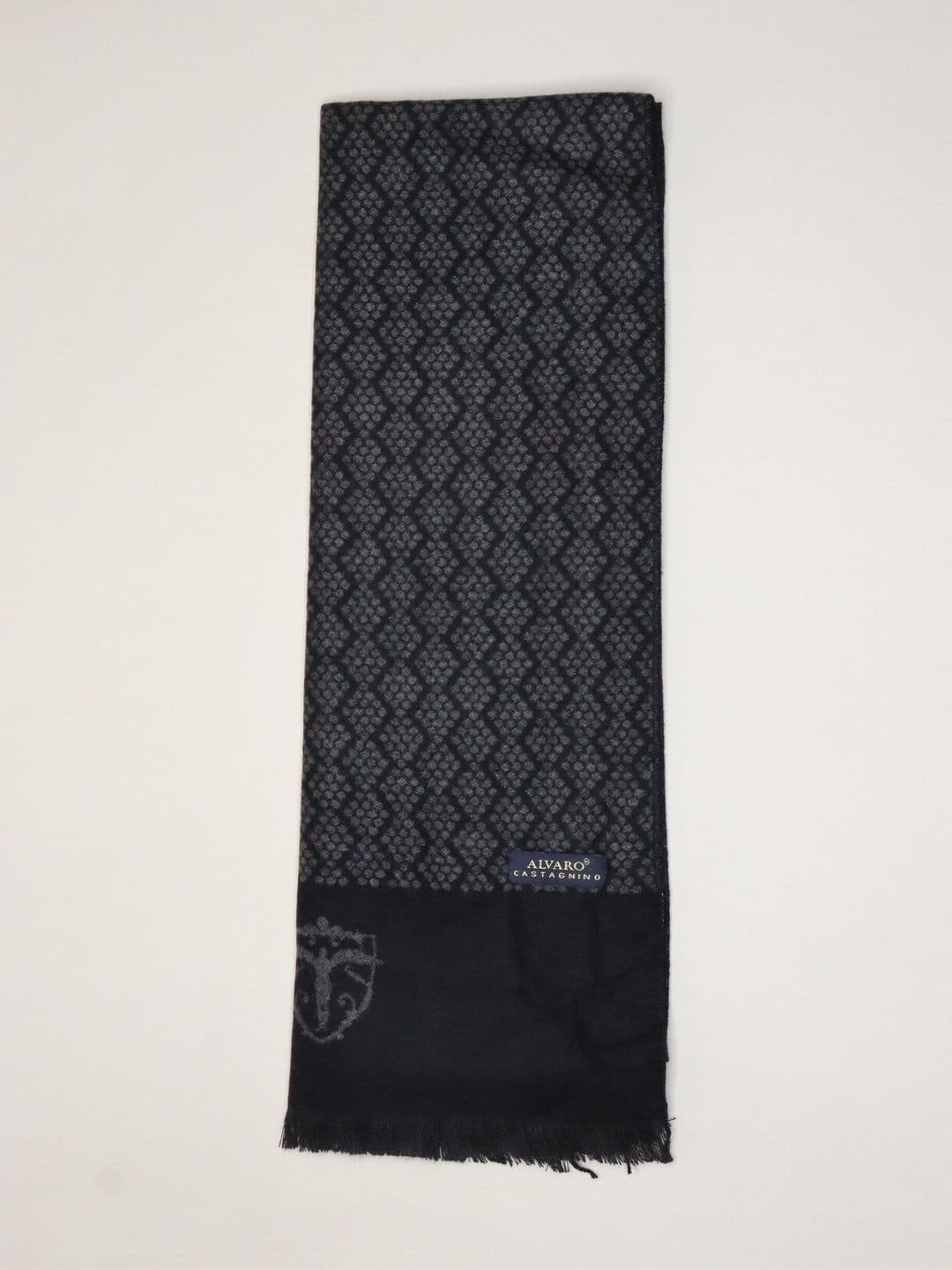 Alvaro Castagnino Men Patterned Merino Wool Mufflers - view 1