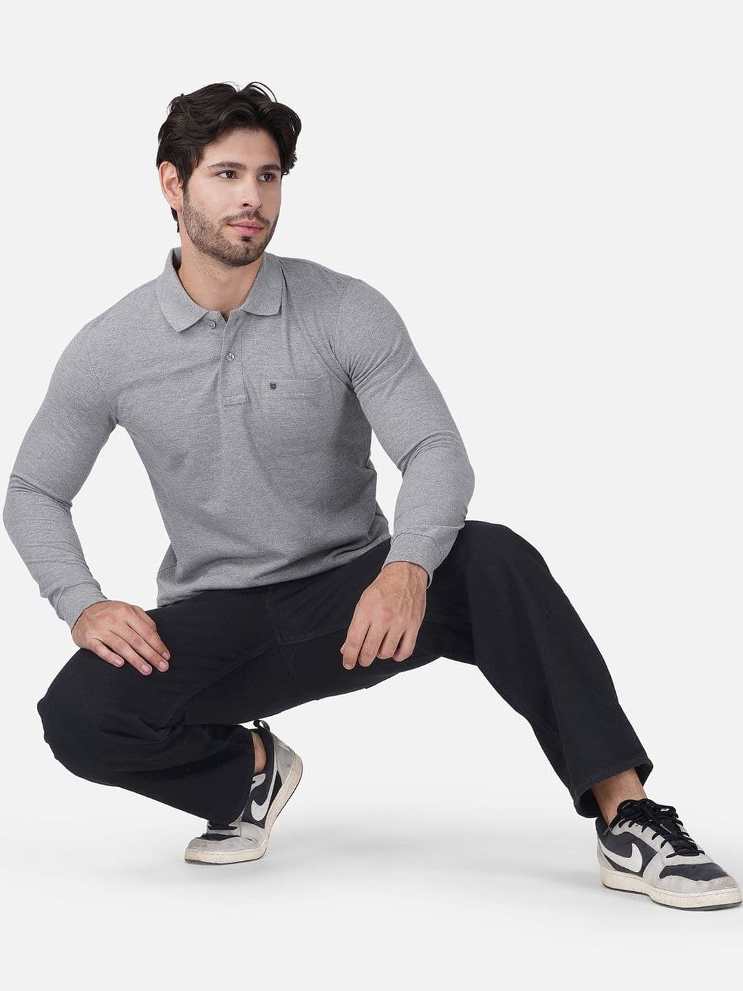 PRORIDERS Men Polo Collar Pockets T-shirt - view 1