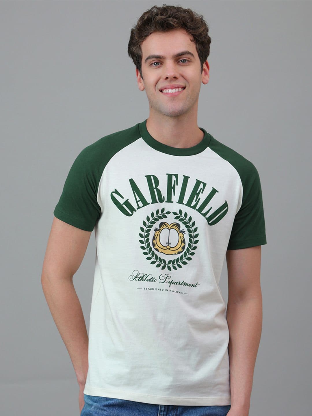 Free Authority Garfield Printed Pure Cotton Round Neck T-shirt - view 1