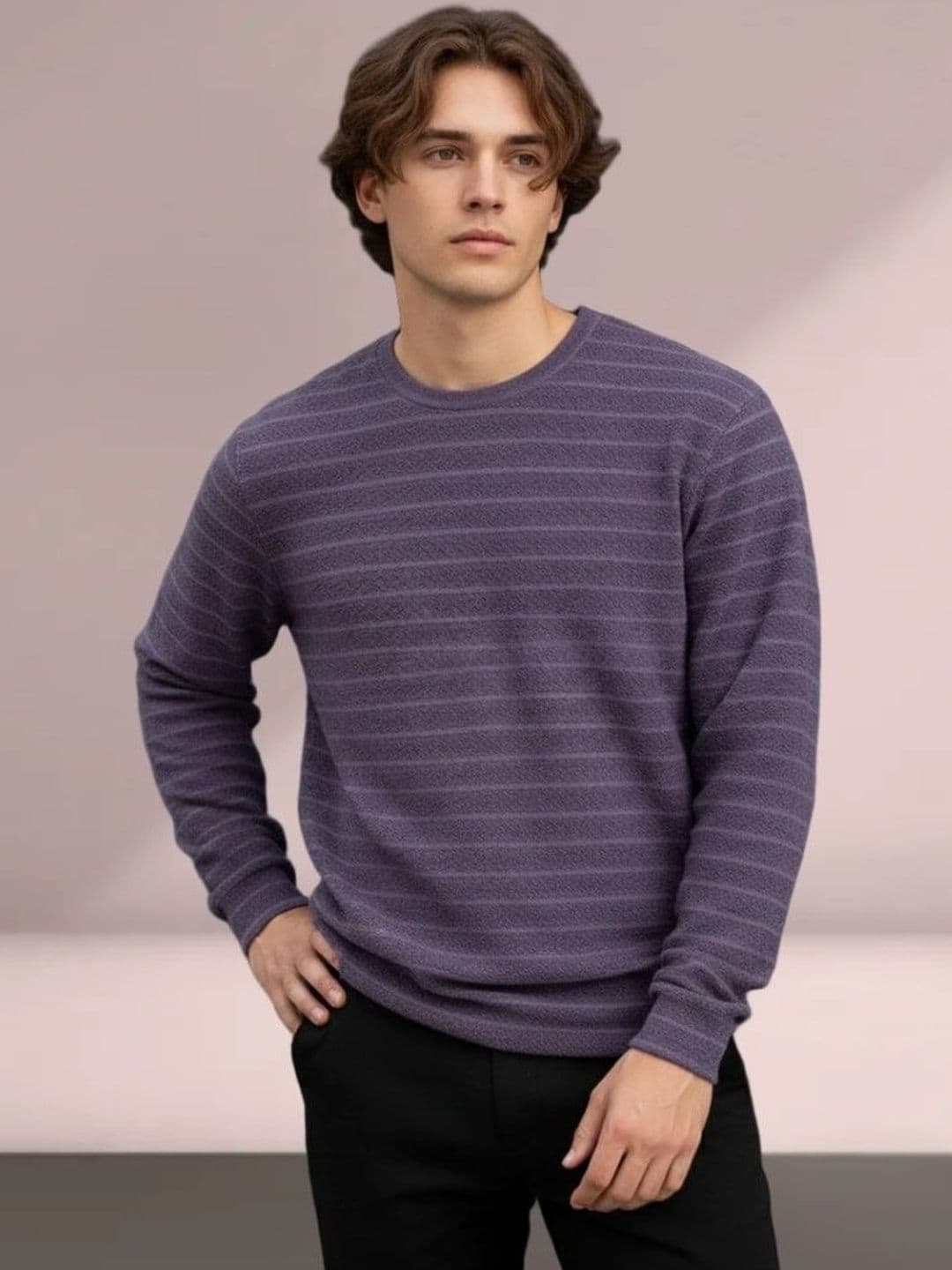 SZN Men Striped T-shirt - view 1