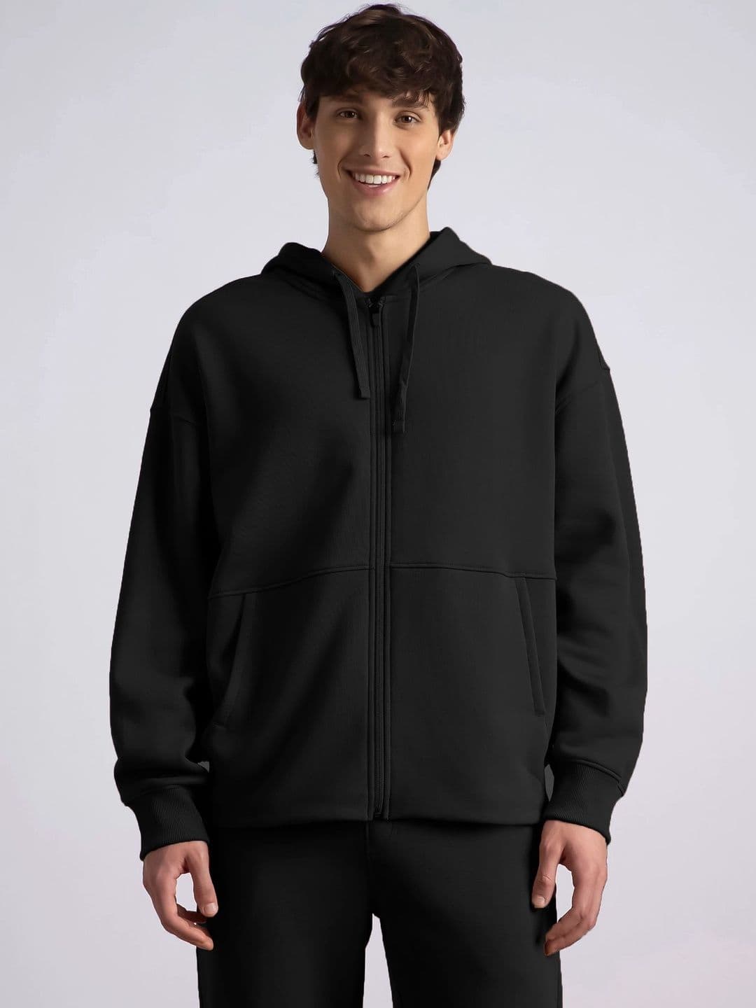 Jockey Oversized Super Combed Cotton Rich Fleece Jacket with StayWarm Technology - UM77 - view 1