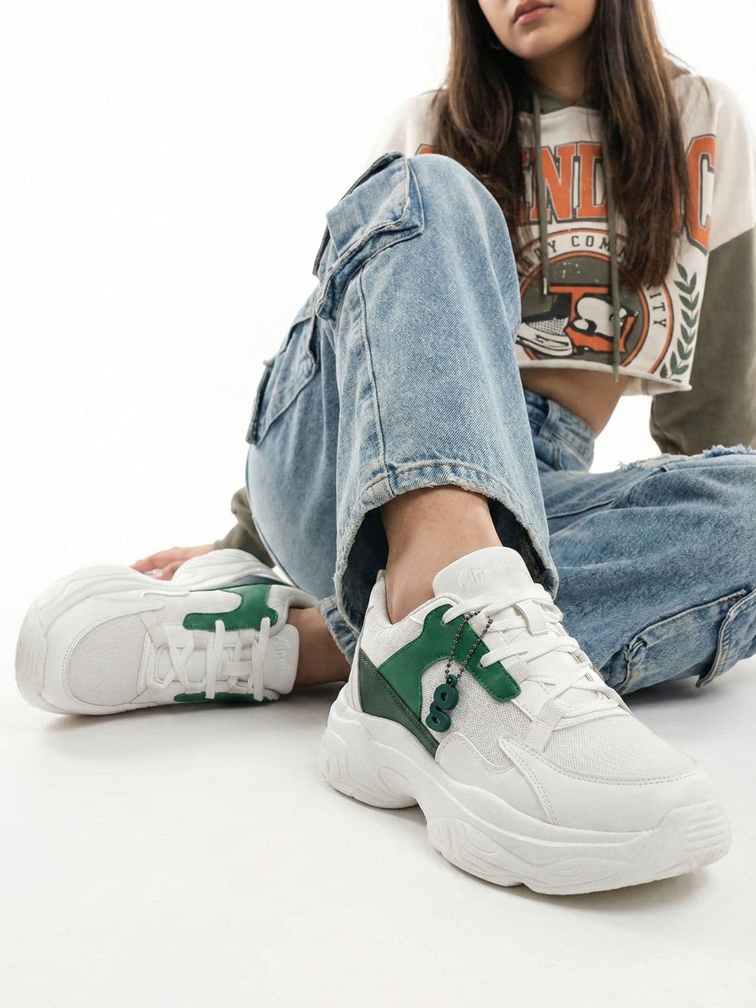 glitchez Women Chunky Sole Everyday Sneakers - view 1