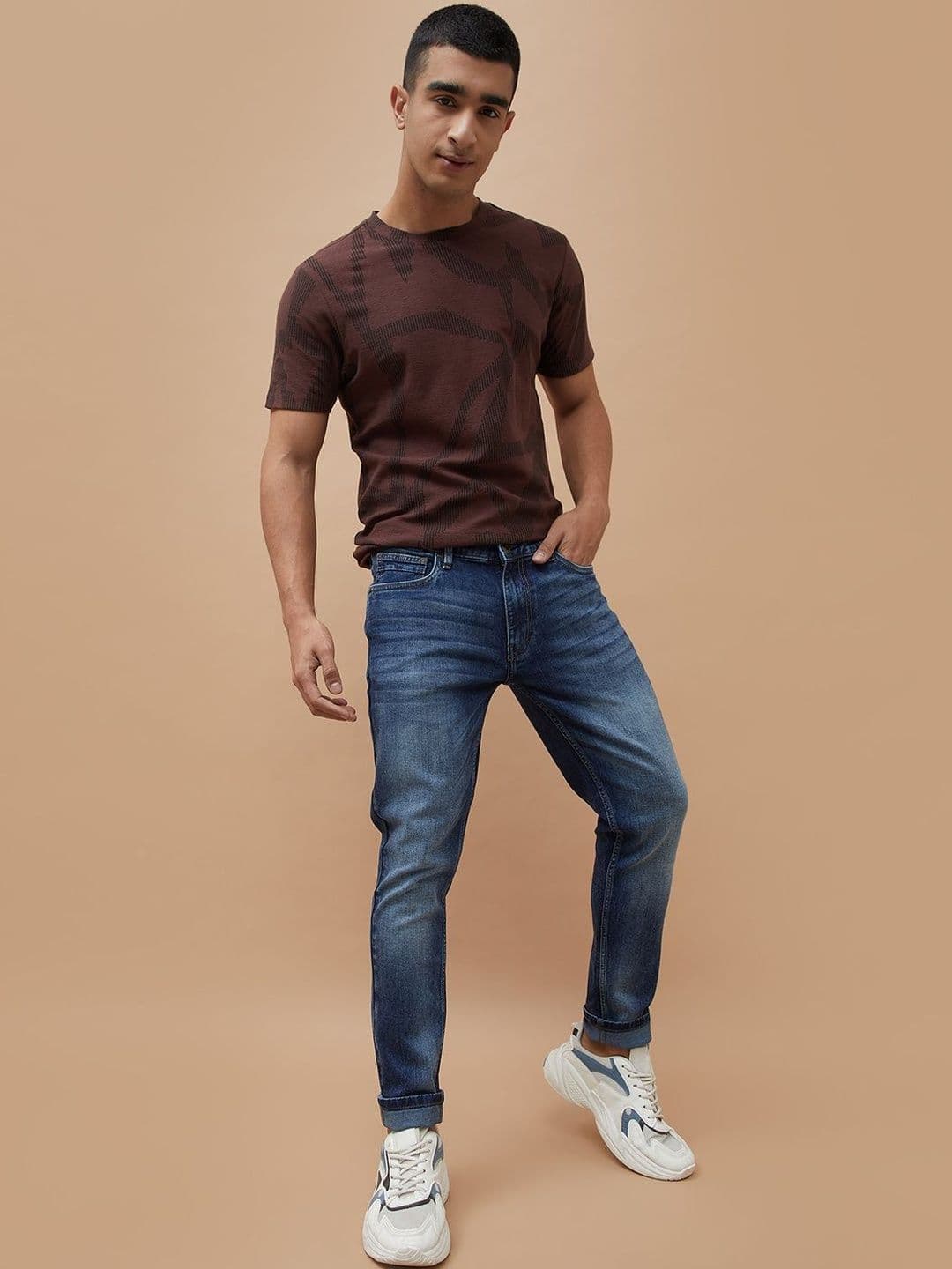 Forca by Lifestyle Men Slim Fit Mid-Rise Jeans - view 1