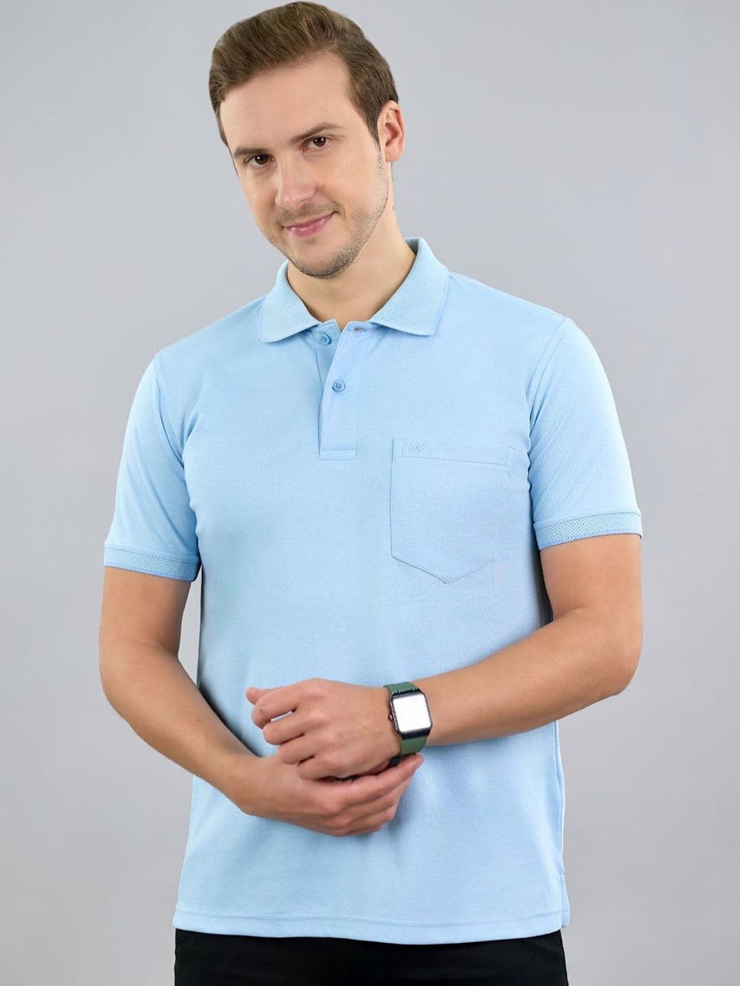 Monte Carlo Men Polo Collar T-shirt - view 1