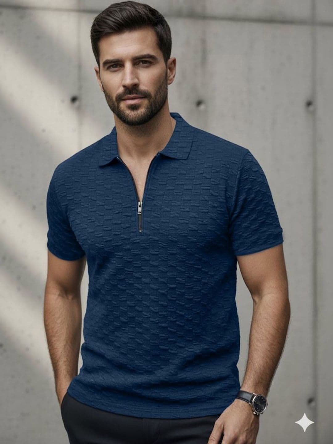 Style Go Men Polo Collar T-shirt - view 1