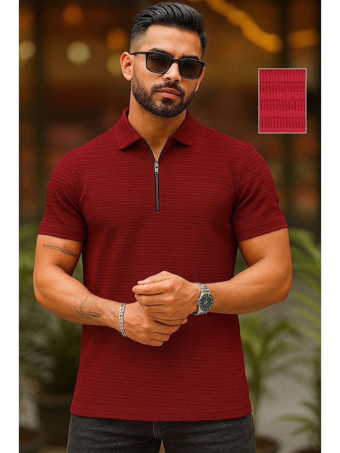 Style Go Men Polo Collar T-shirt - view 1