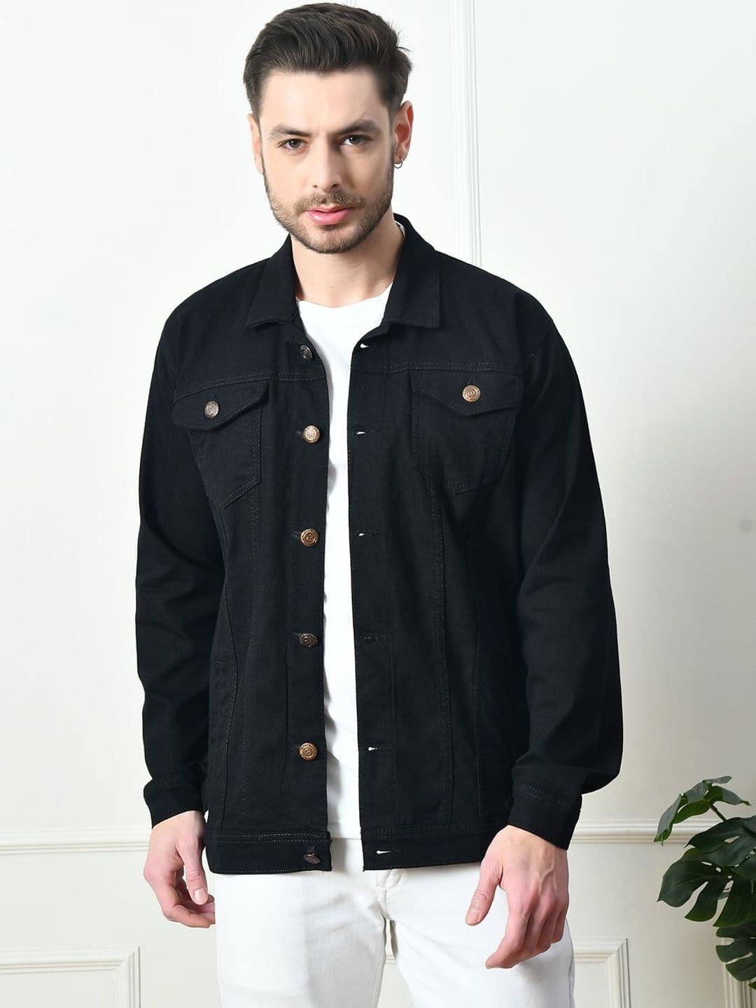 Moda Rapido Men Outdoor Denim Jacket - view 1