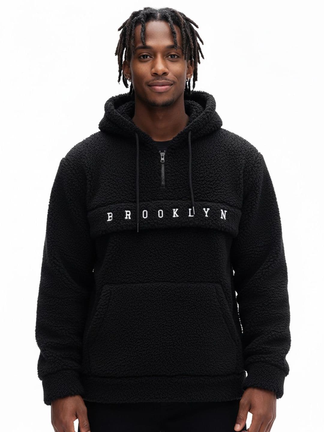 R.Code by The Roadster Life Co. Men Printed Hooded Sweatshirt - view 1