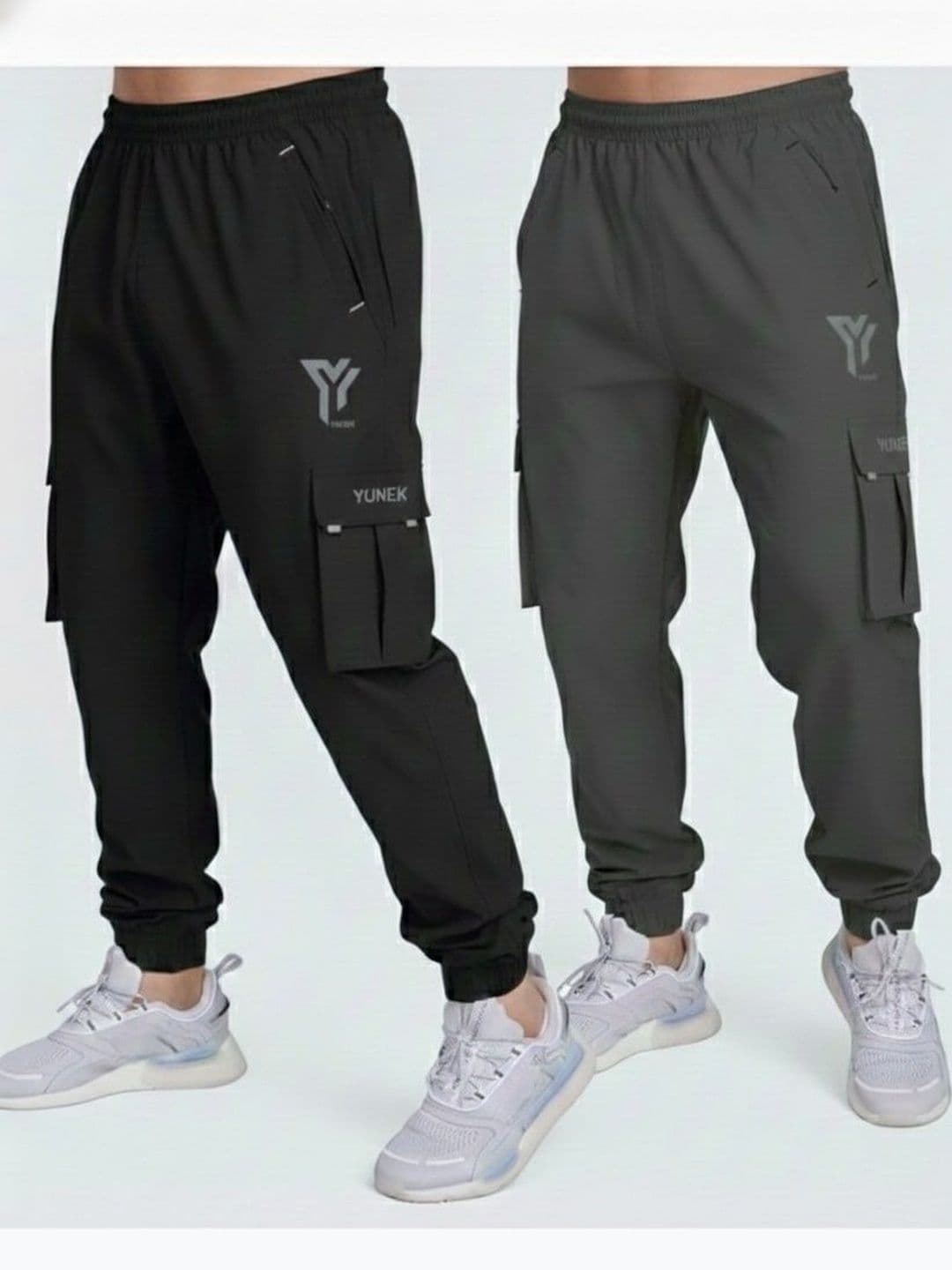 YUNEK Men Pack of 2 Cargos Track Pants - view 1