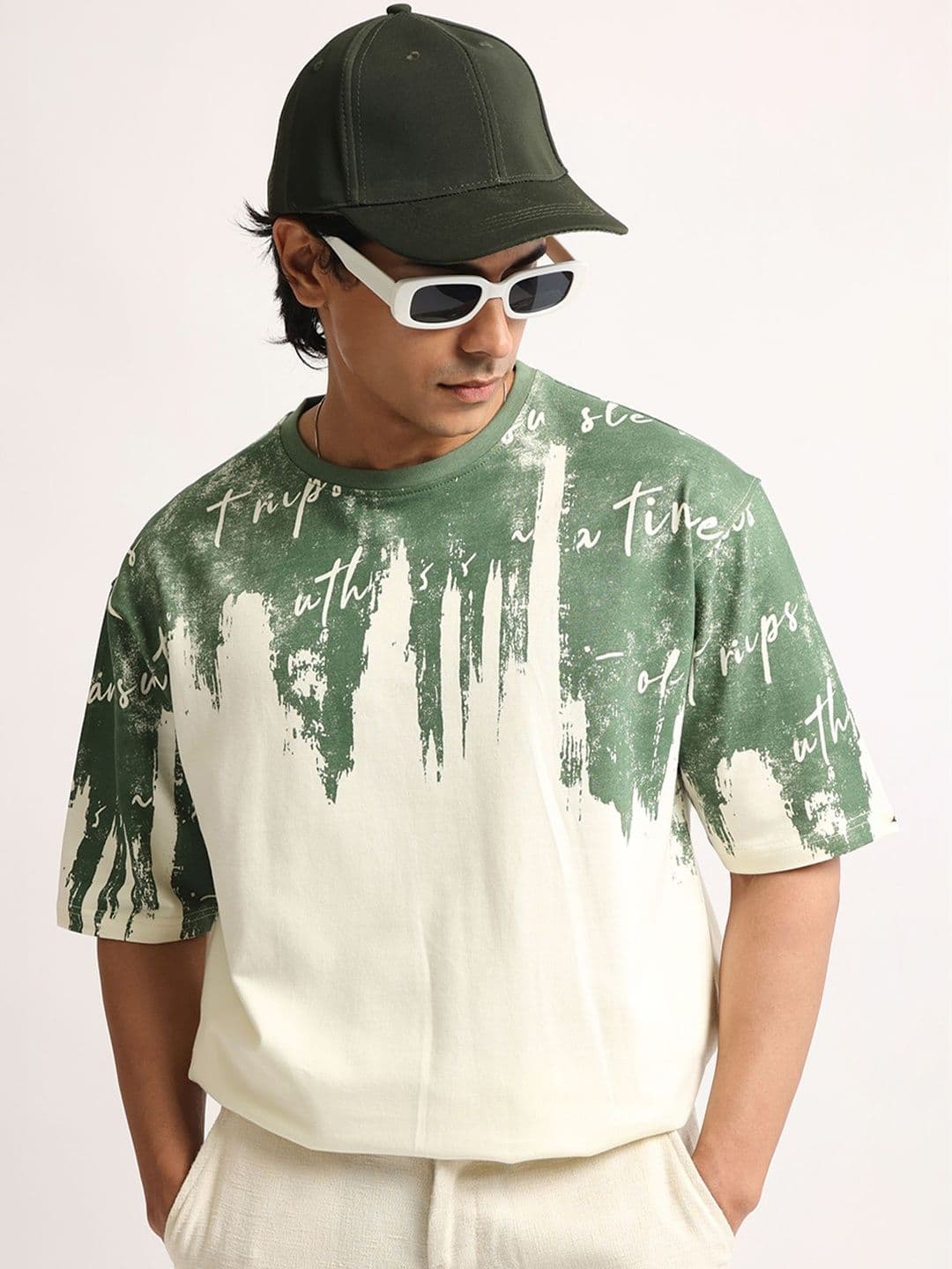 Maniac Men Typography Dyed T-shirt - view 1