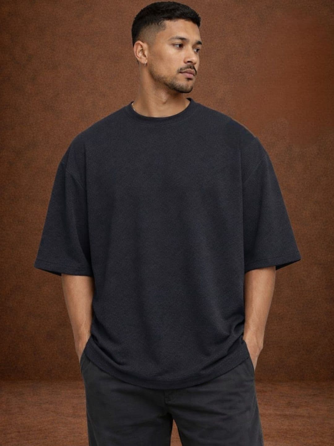 DAMN GUD DG Men Drop-Shoulder Sleeves T-shirt - view 1