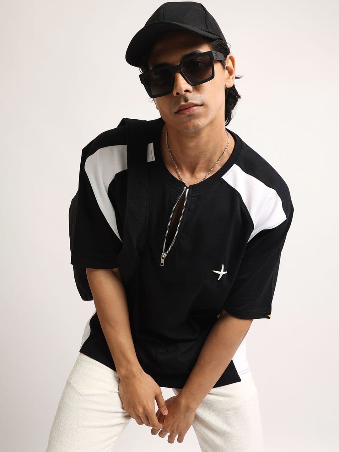 Maniac Men Colourblocked T-shirt - view 1
