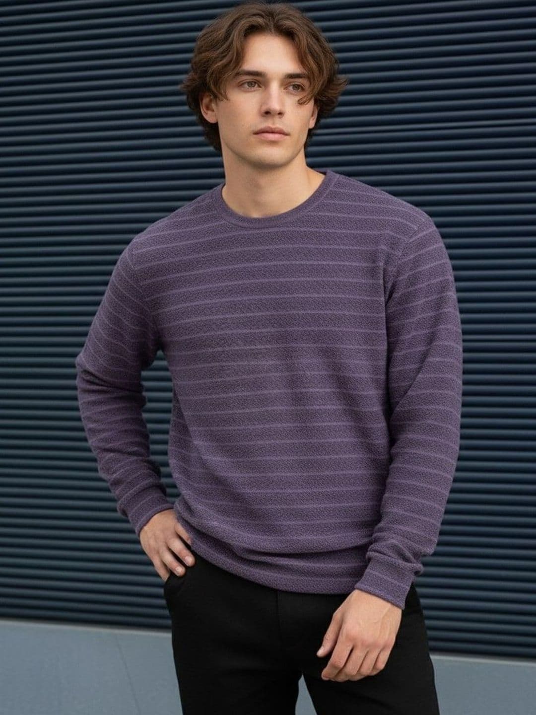 SZN Men Striped T-shirt - view 1