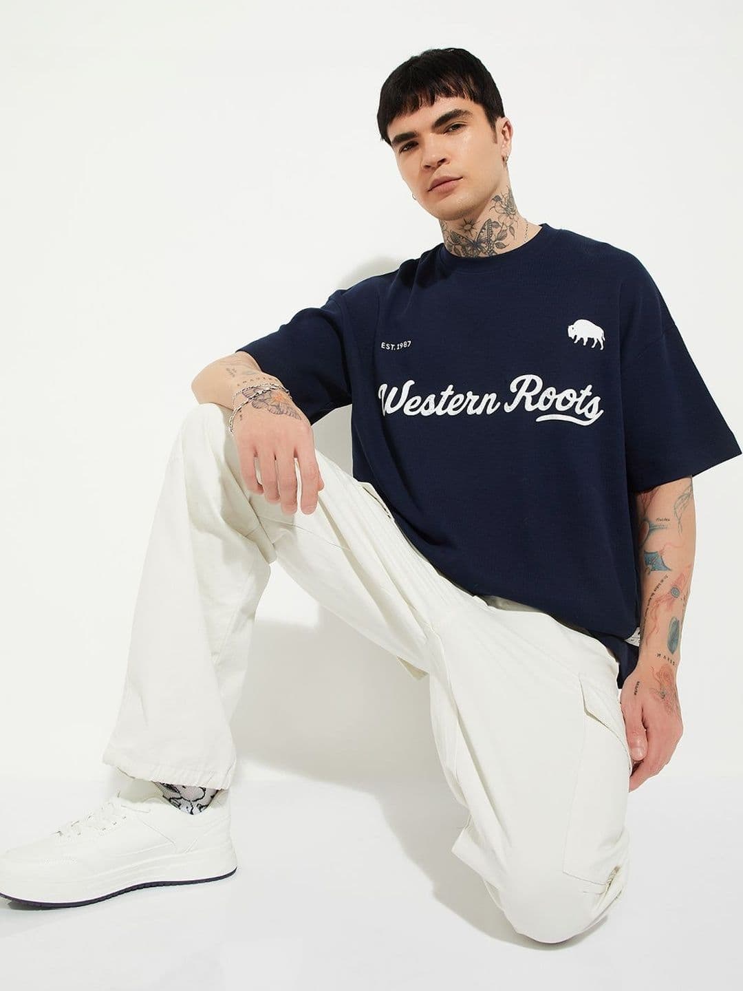 max Men Typography Printed T-shirt - view 1