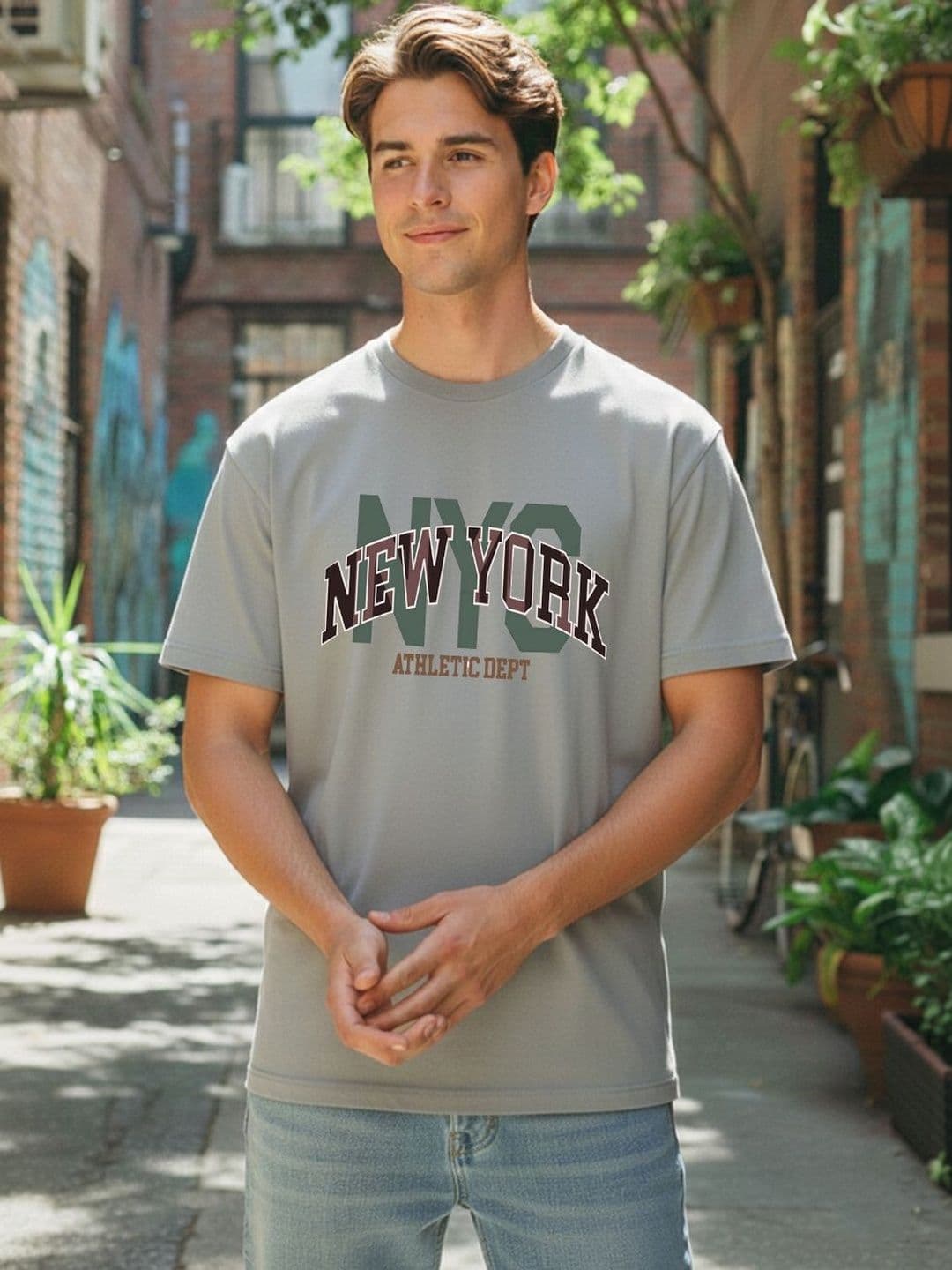 Moda Rapido Men Typography Printed T-shirt - view 1