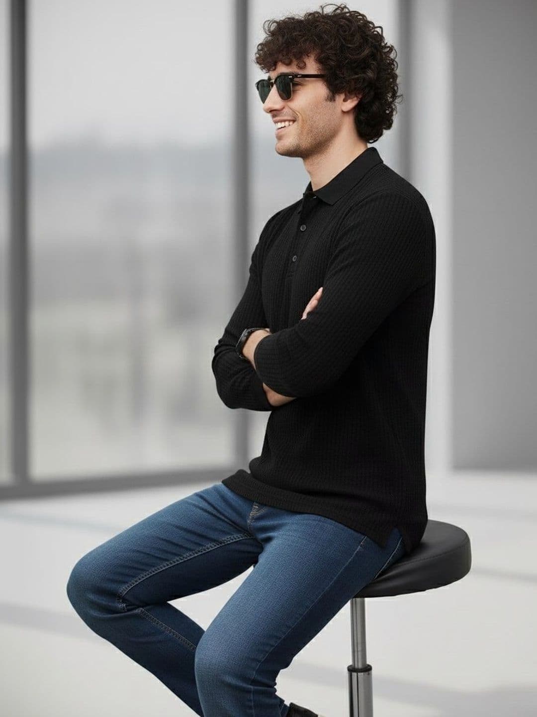 SZN Men Polo Collar T-shirt - view 1