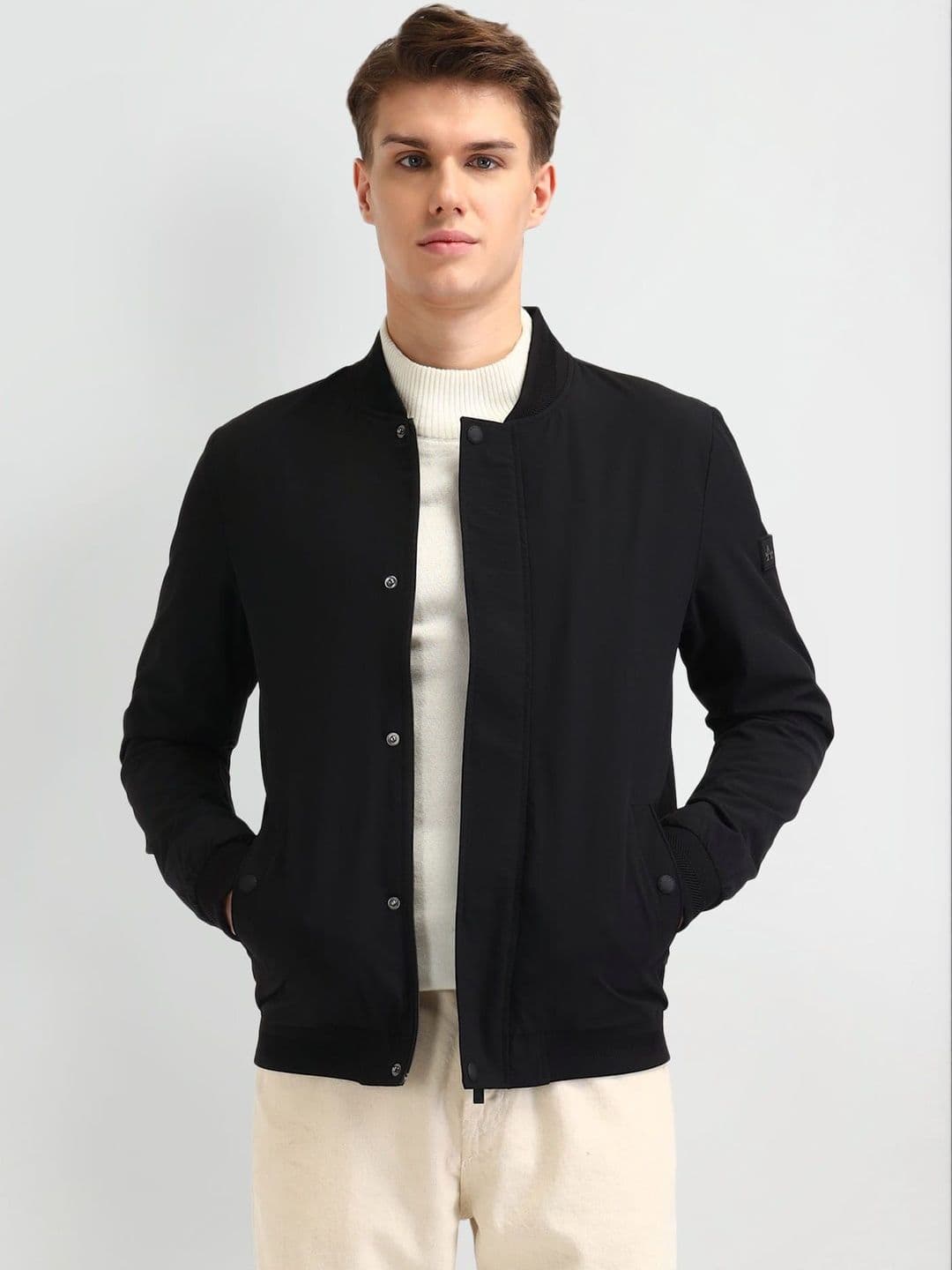 Arrow 1851 Solid Regular fit Wind Cheater - view 1