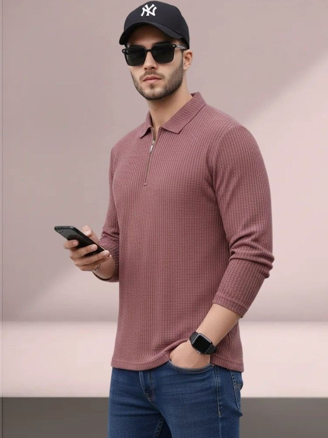 DADA IMPEX Men Polo Collar T-shirt - view 1