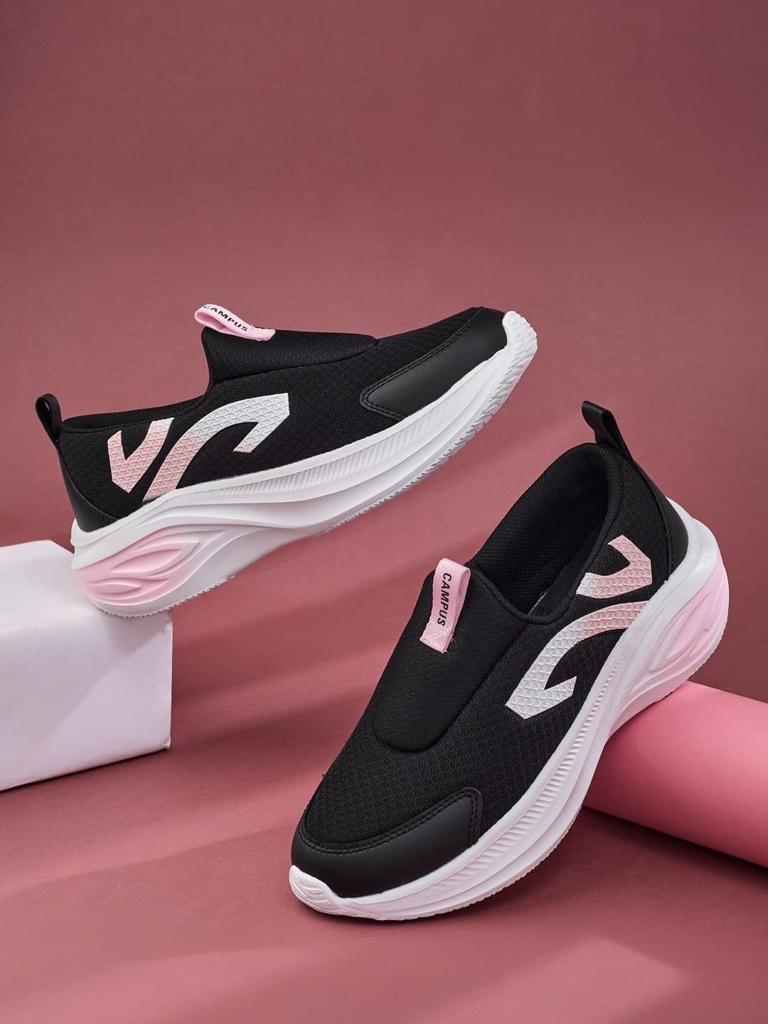 Campus GISEL Women Mesh Walking Non-Marking Shoes - view 1