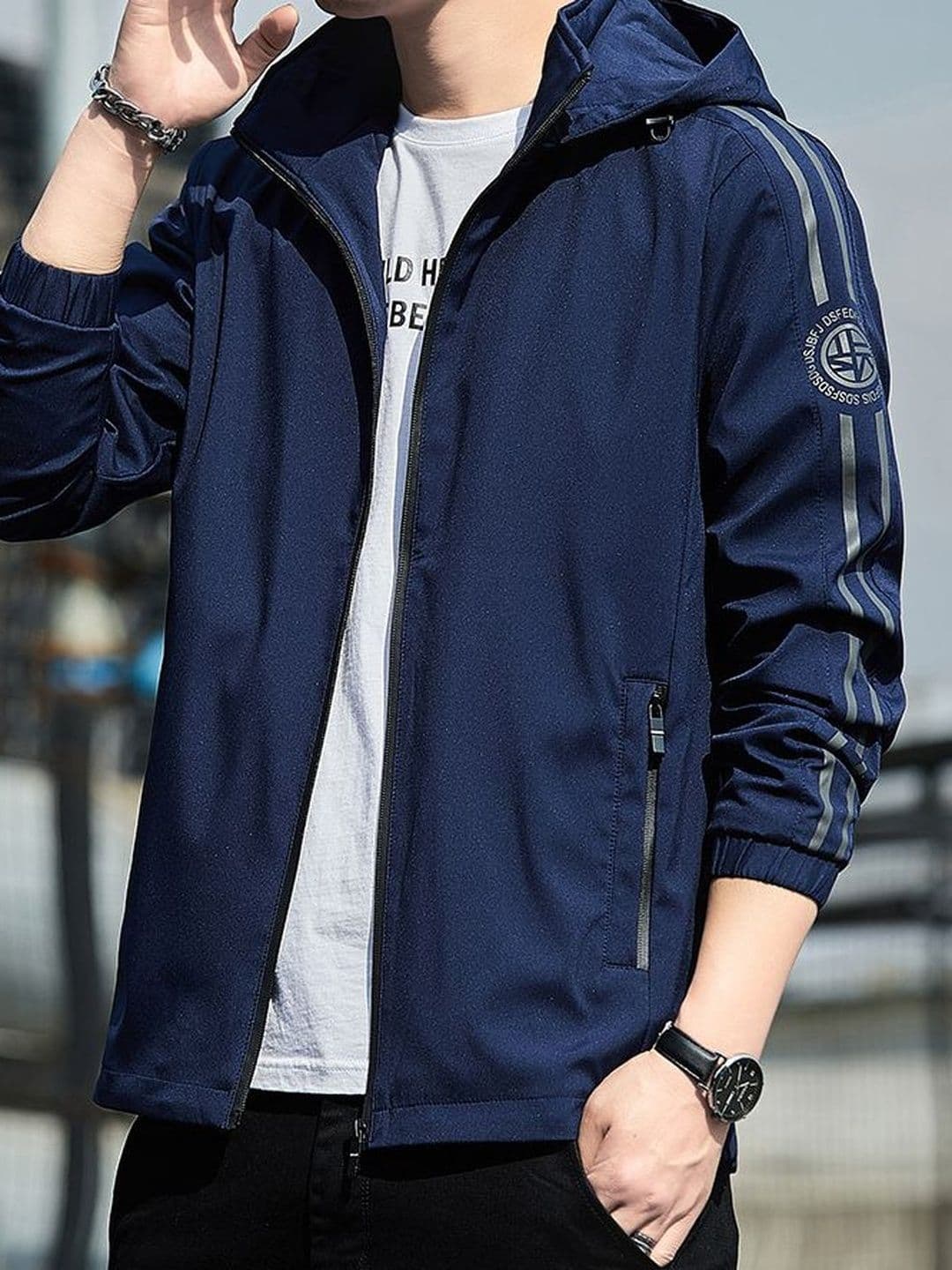 StyleCast x Revolte Men Windcheater Outdoor Tailored Jacket - view 1