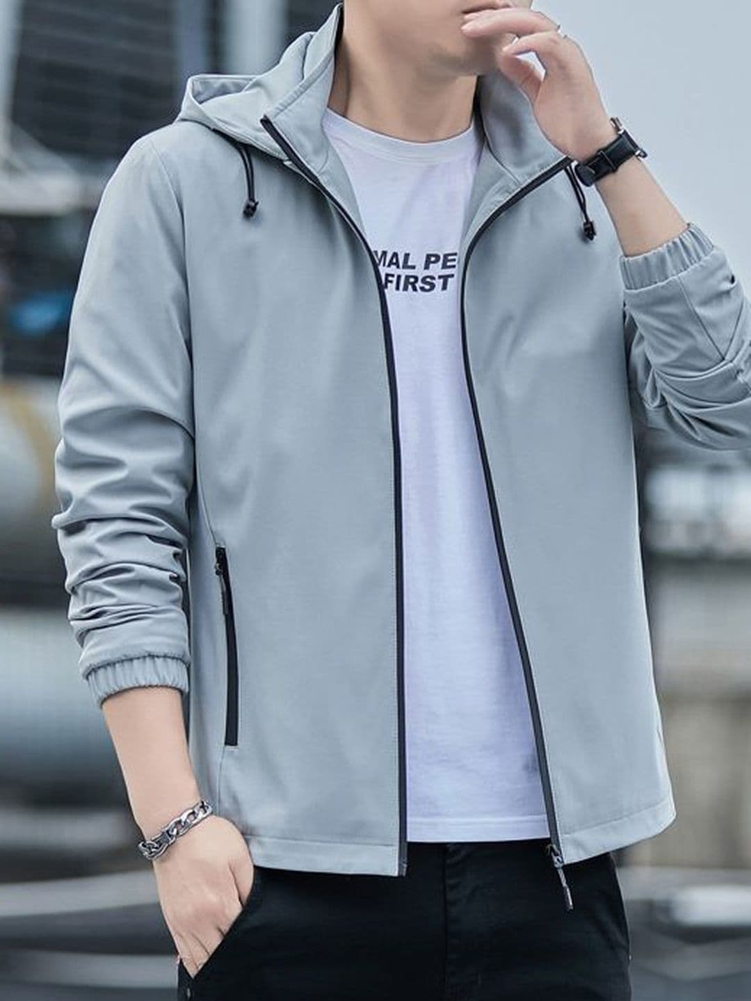 StyleCast x Revolte Men Windcheater Outdoor Tailored Jacket - view 1