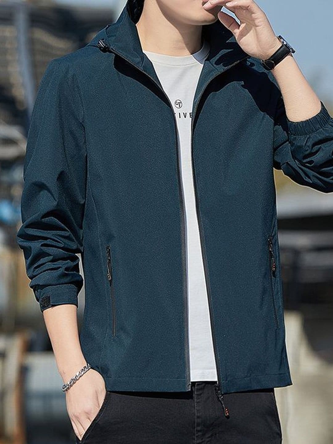 StyleCast x Revolte Men Windcheater Outdoor Tailored Jacket - view 1