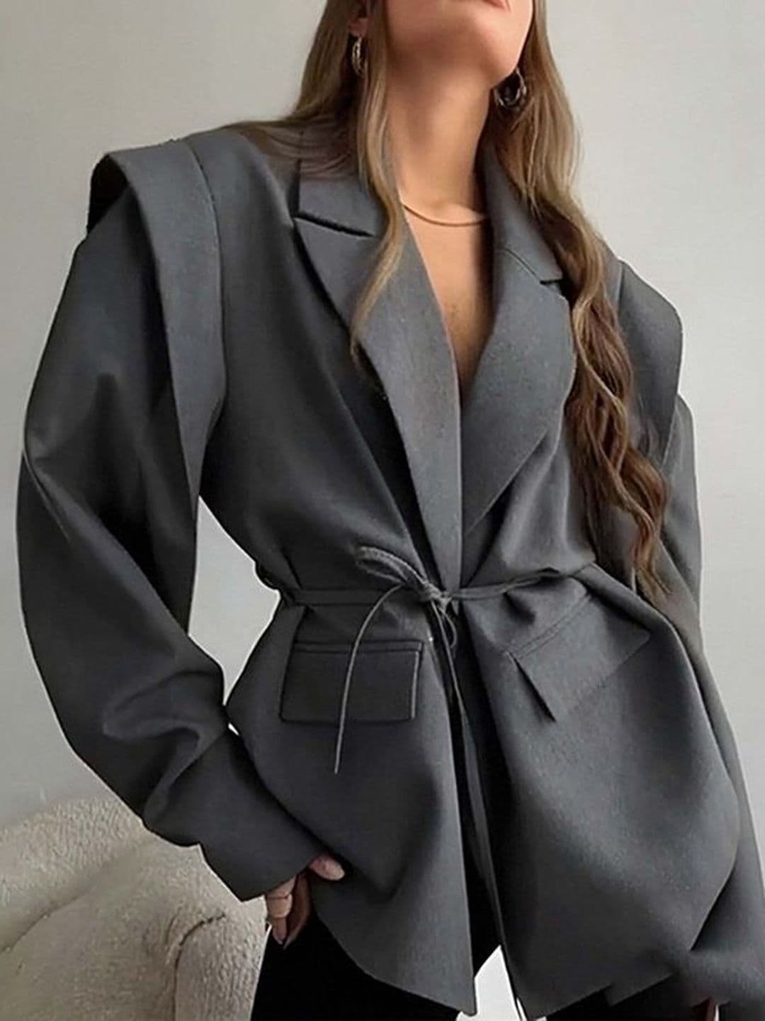StyleCast x Revolte Notched Lapel Blazer - view 1