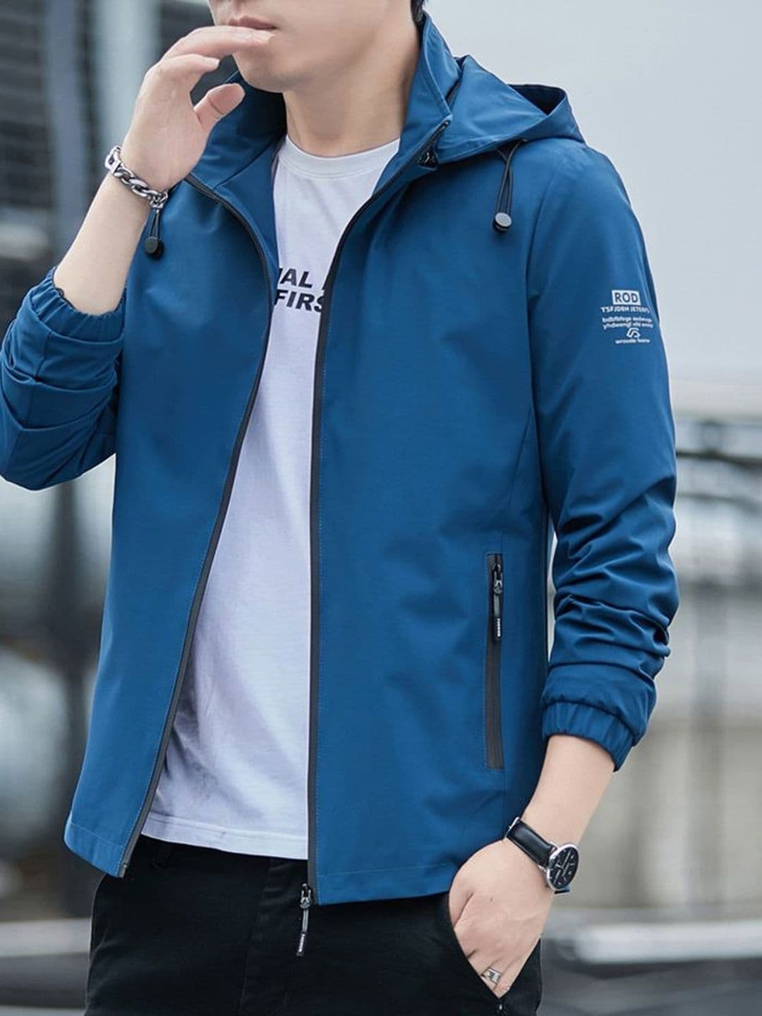 StyleCast x Revolte Men Windcheater Outdoor Tailored Jacket - view 1