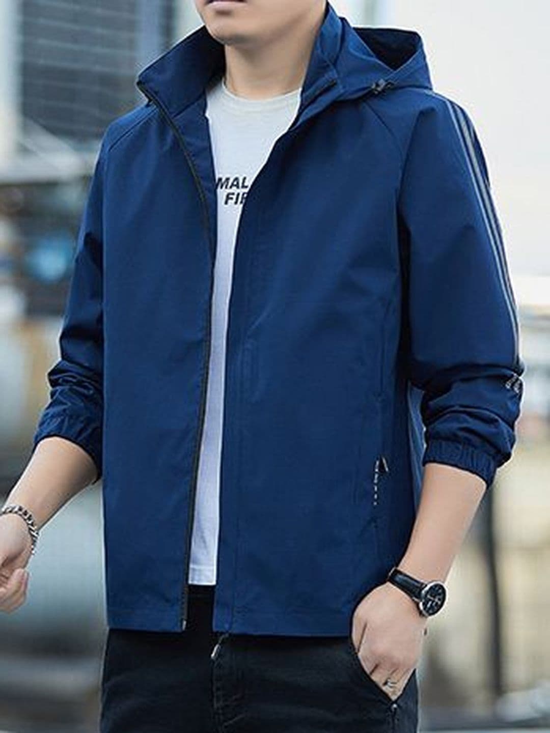 StyleCast x Revolte Men Windcheater Outdoor Tailored Jacket - view 1