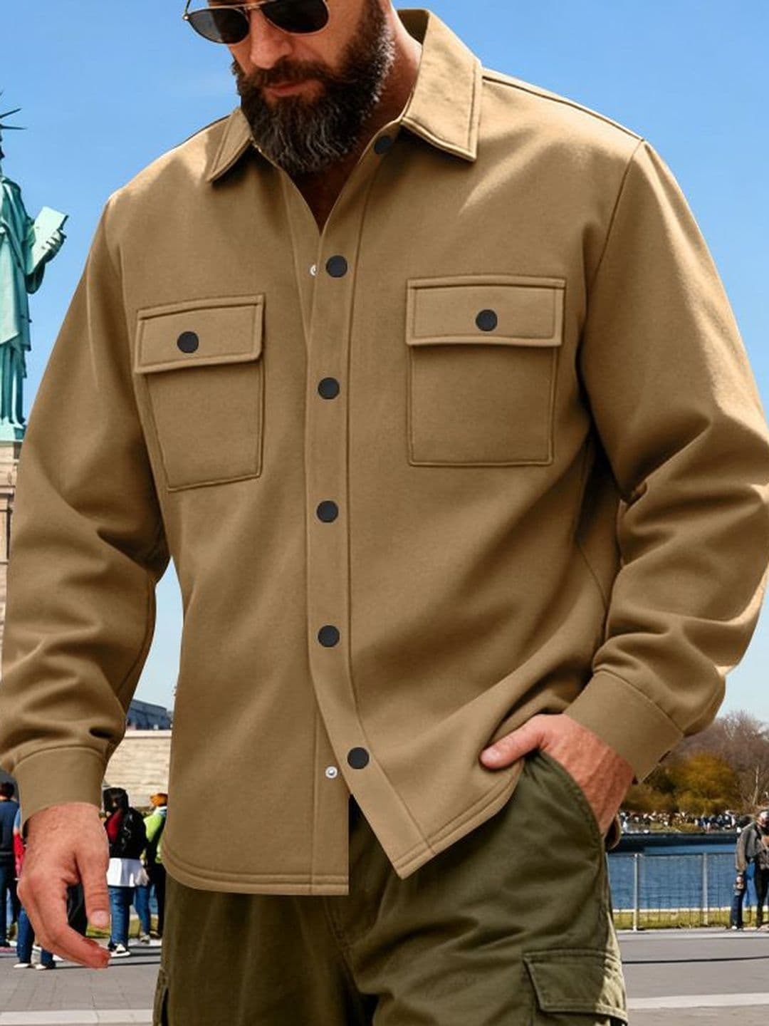 StyleCast x Revolte Men Casual Shirt - view 1