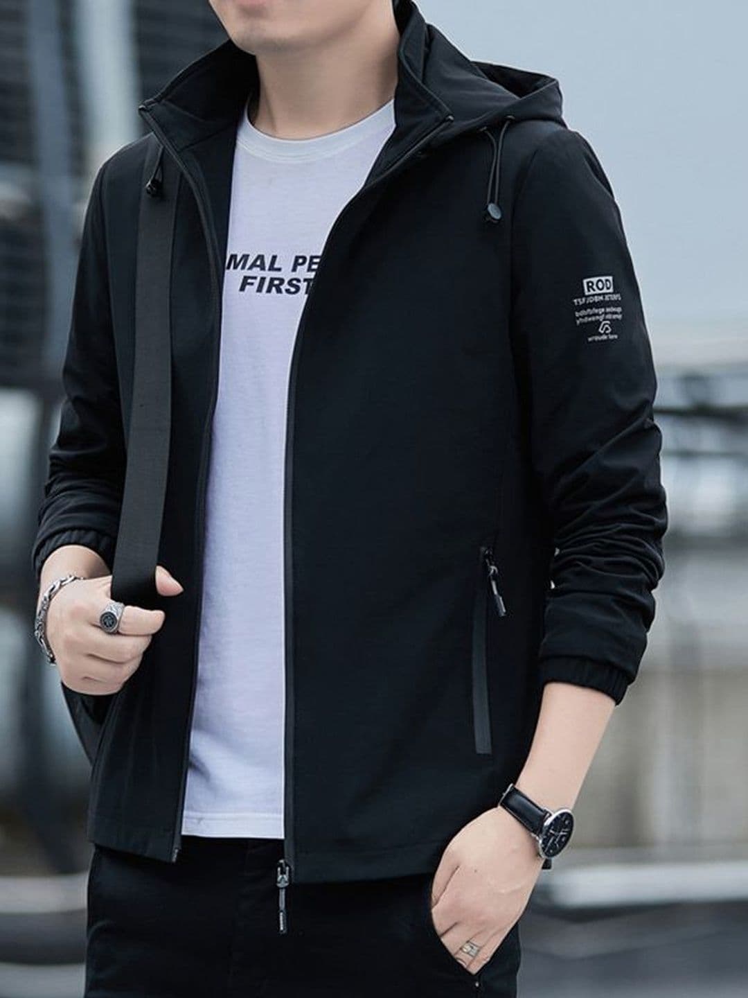 StyleCast x Revolte Men Windcheater Outdoor Tailored Jacket - view 1