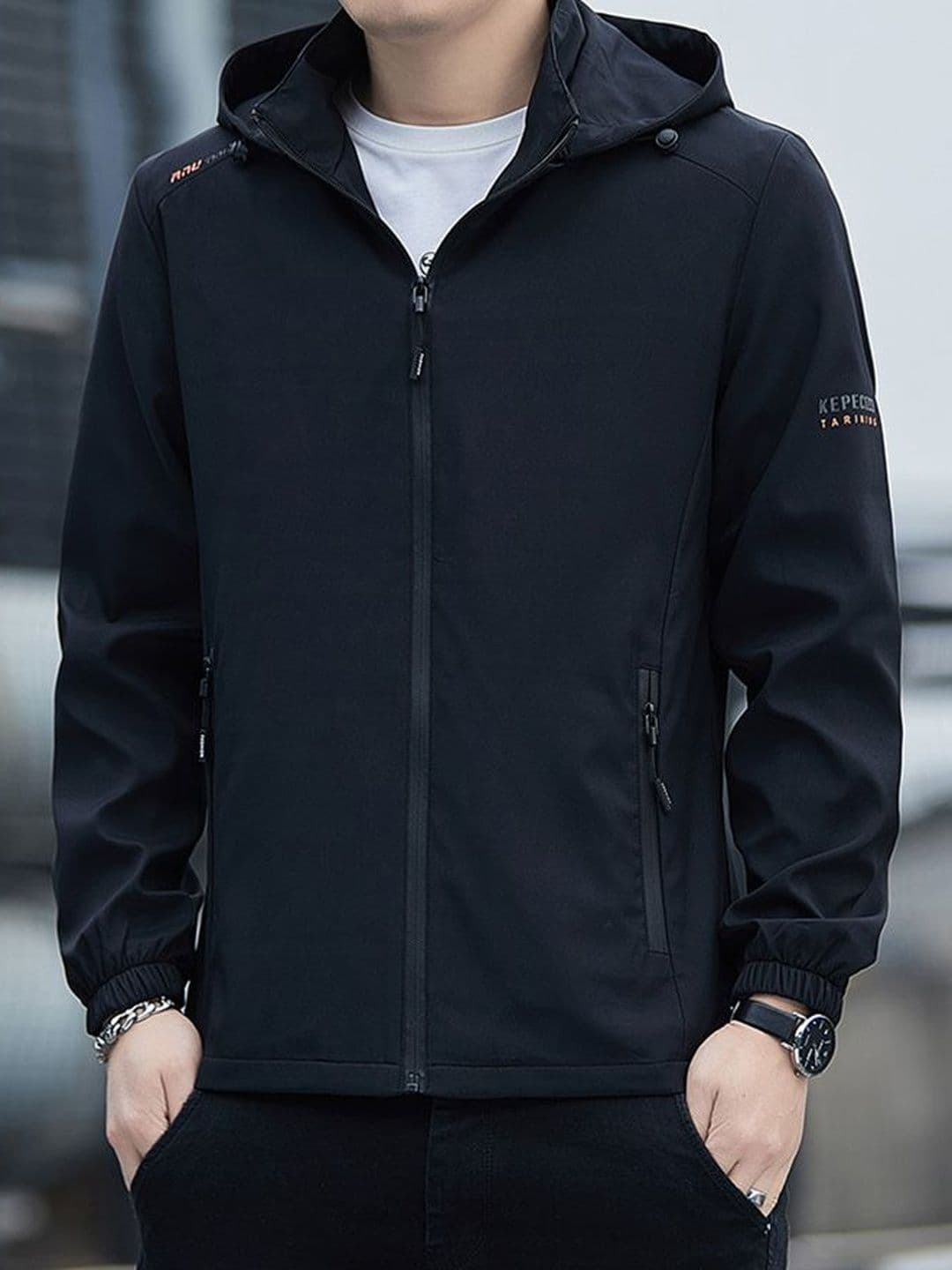 StyleCast x Revolte Men Windcheater Outdoor Tailored Jacket - view 1