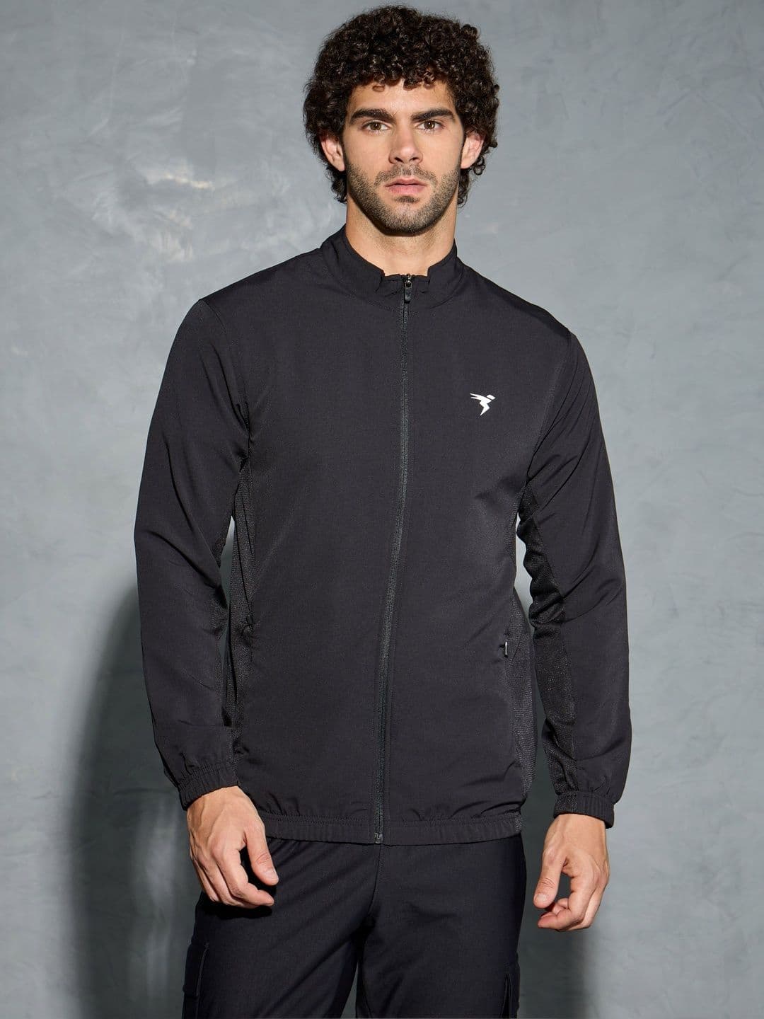 Technosport Men Brand Logo Lightweight Training or Gym Sporty Jacket - view 1