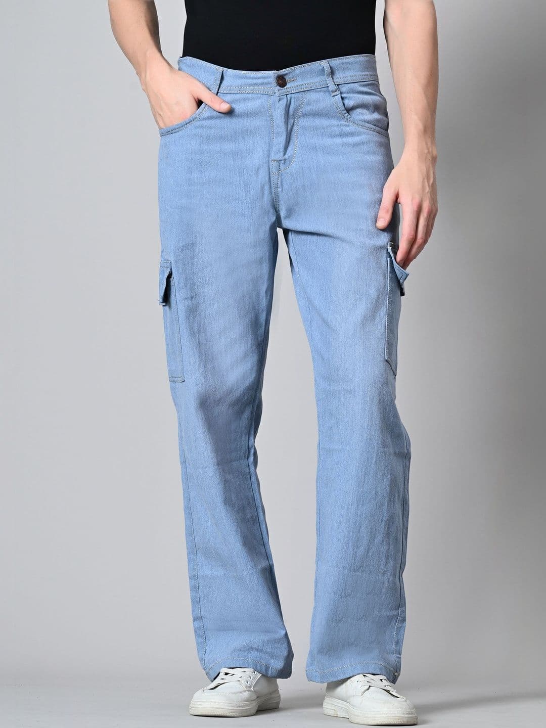 Moda Rapido Men Classic Regular Fit Mid-Rise Light Fade Stretchable Jeans - view 1