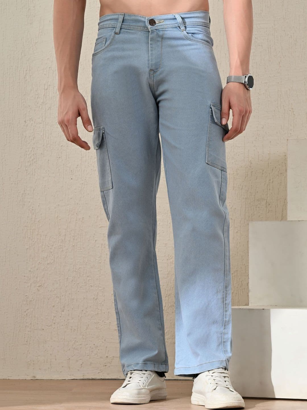 Moda Rapido Men Classic Mid-Rise Stretchable Jeans - view 1