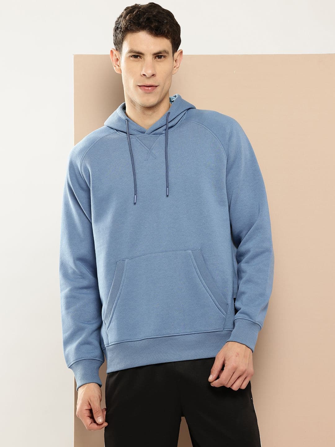 Alcis Raglan Sleeves Hooded Fleece Pullover - view 1