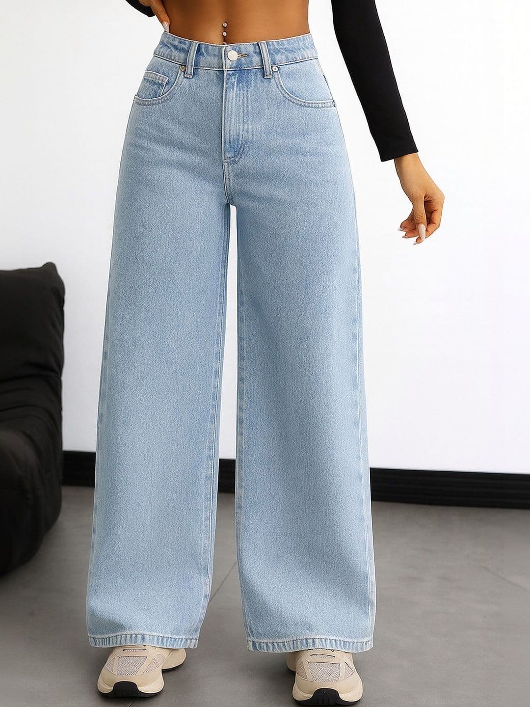 KASHIANXSTYLE Women Relaxed Fit High-Rise Jeans - view 1