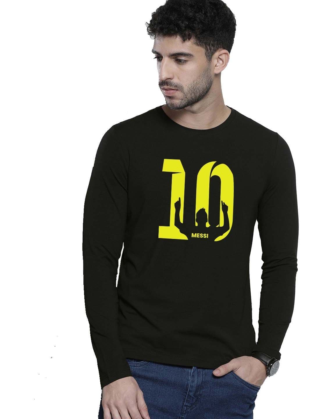 RuledBySun Men Casual Graphic Messi T-shirt - view 1