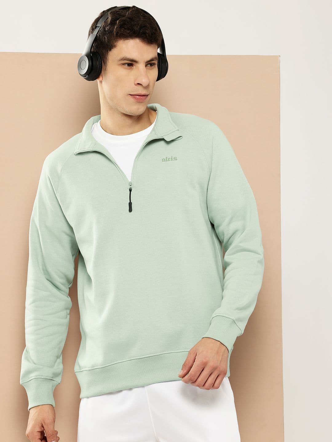 Alcis Mock Collar Fleece Pullover - view 1