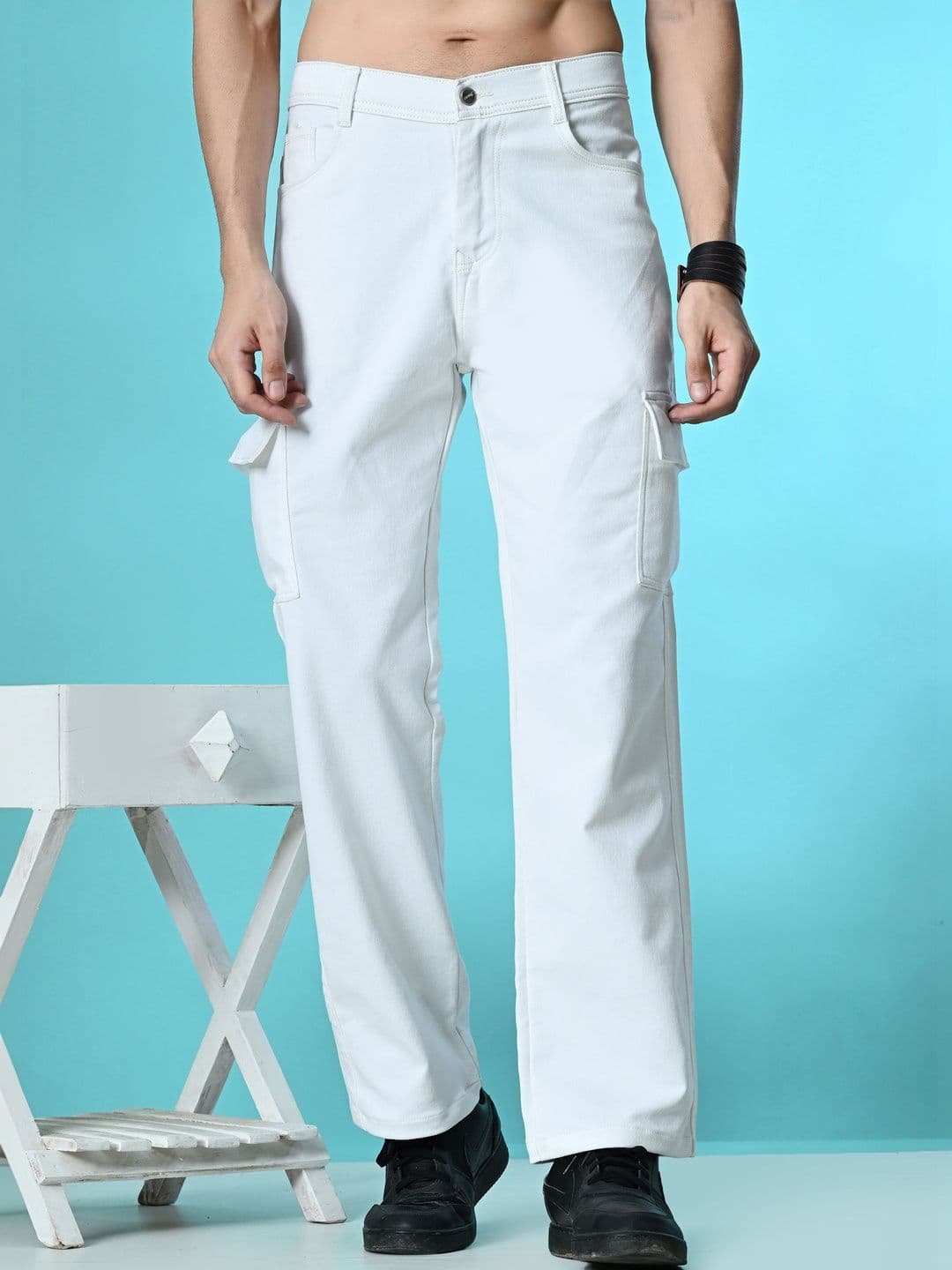 Moda Rapido Men Classic Mid-Rise Stretchable Jeans - view 1